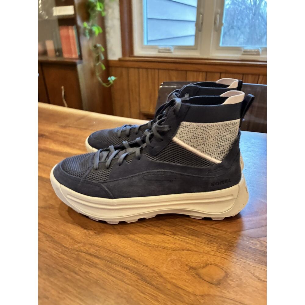 Sorel Ona 503 mid platform sneaker "Nocturnal/Dreamy" Size 8.5 women BLUE